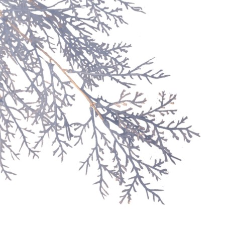 LIŚĆ GAŁĄZKA STROIK NIEBIESKA PODGUMOWANA SZTUCZNE KWIATY