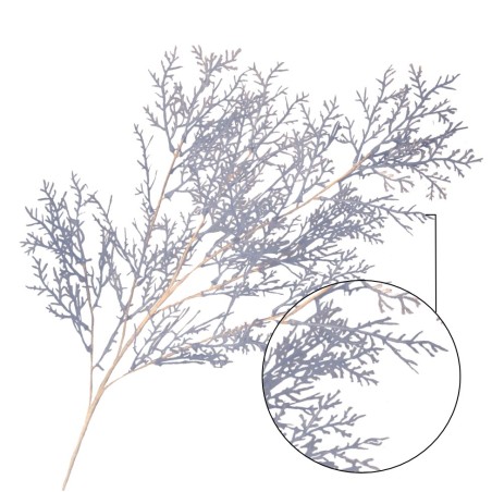 LIŚĆ GAŁĄZKA STROIK NIEBIESKA PODGUMOWANA SZTUCZNE KWIATY